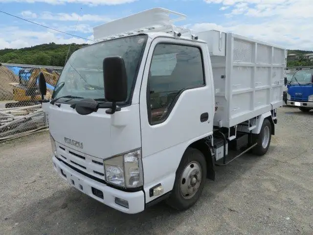 いすゞ エルフ 小型 ダンプ 土砂禁 TKG-NKR85ANの中古トラック画像1