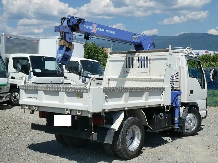 いすゞ エルフ 小型 ダンプ クレーン付き PB-NKR81ANの中古トラック画像3