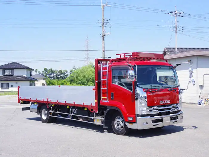 いすゞ フォワード 中型/増トン 平ボディ アルミブロック 2RG-FRR90S2の中古トラック画像2