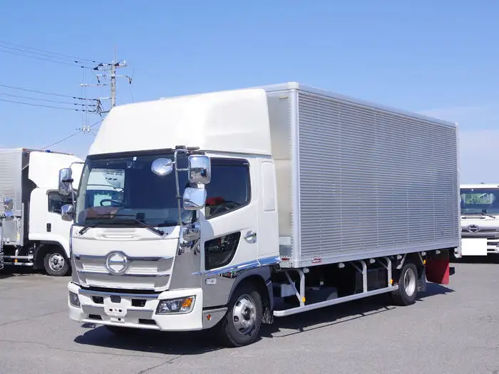 日野 レンジャー 中型/増トン アルミバン エアサス センターローラーの中古トラック画像1
