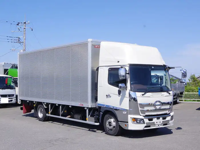 日野 レンジャー 中型/増トン アルミバン エアサス センターローラーの中古トラック画像2