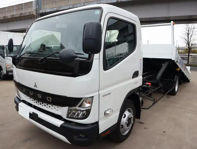 三菱 キャンター 小型 車両重機運搬 ラジコン ウインチの中古トラック画像1