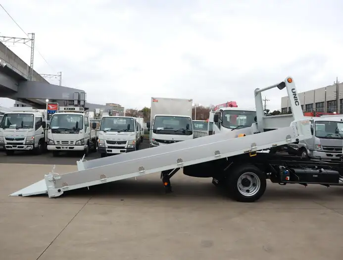 三菱 キャンター 小型 車両重機運搬 ラジコン ウインチの中古トラック画像7