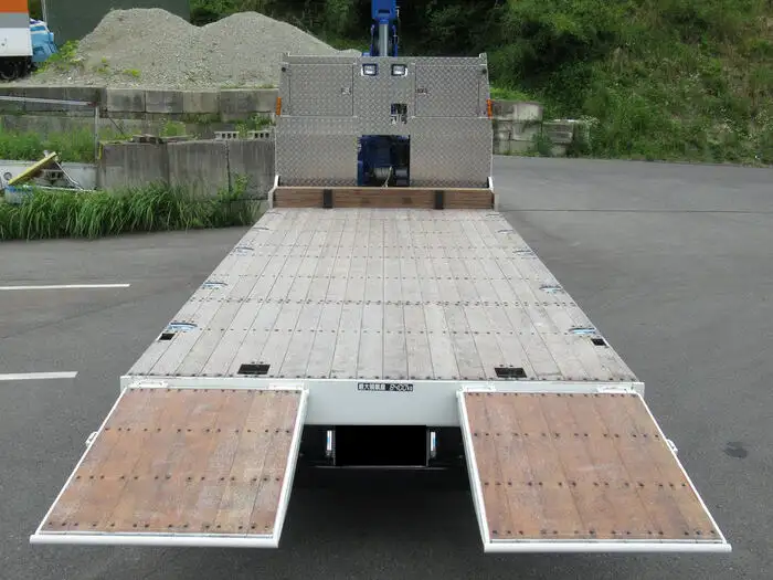 三菱 ファイター 中型/増トン 車両重機運搬 4段クレーン ラジコンの中古トラック画像5