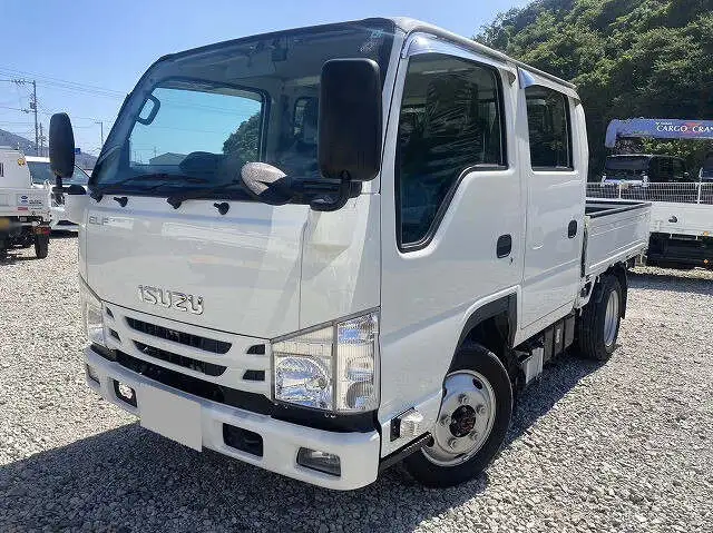いすゞ エルフ 小型 平ボディ Wキャブ 2RG-NJS88A の中古トラック【車両No.150387】