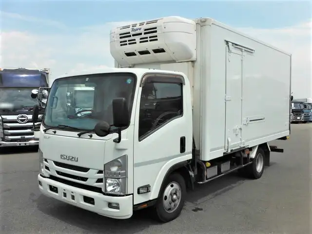 いすゞ エルフ 小型 冷凍冷蔵 低温 床アルミの中古トラック画像1