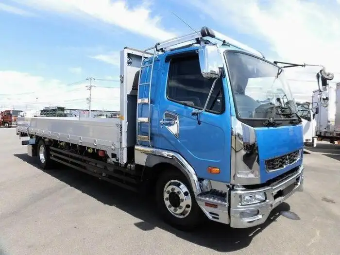 三菱 ファイター 中型/増トン 平ボディ アルミブロック エアサスの中古トラック画像2