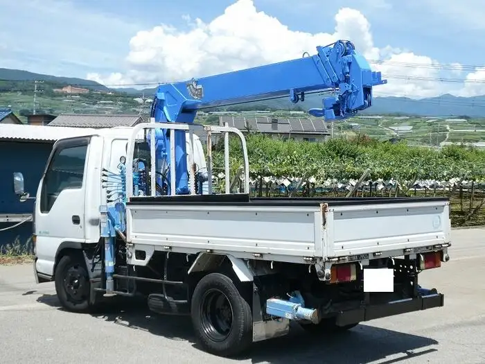 いすゞ エルフ 小型 クレーン付 床鉄板 4段の中古トラック画像5