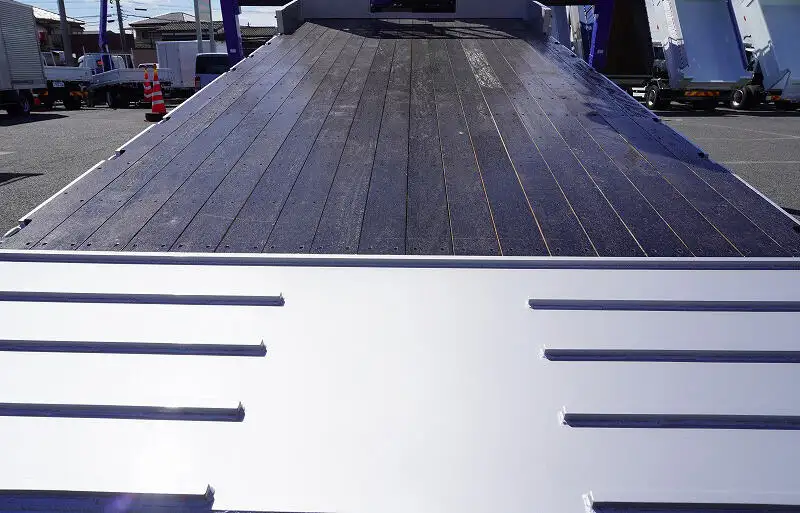 三菱 ファイター 中型/増トン 車両重機運搬 4段クレーン ラジコンの中古トラック画像6