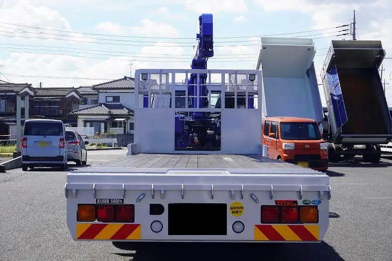 三菱 ファイター 中型/増トン 車両重機運搬 4段クレーン ラジコンの中古トラック画像3