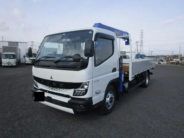 三菱 キャンター 小型 クレーン付 アルミブロック 4段 の中古トラック【車両No.150670】