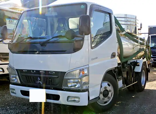 三菱 キャンター 小型 タンク車 バキューム PDG-FE73Dの中古トラック画像1