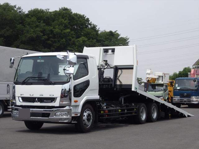 三菱 ファイター 中型/増トン 車両重機運搬 セーフティーローダー 2DG-FQ62F