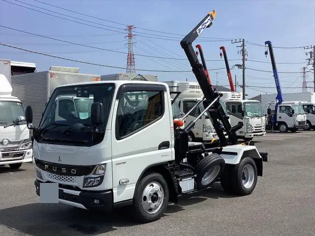 三菱 キャンター 小型 アームロール ツインホイスト 2RG-FBAV0の中古トラック画像1
