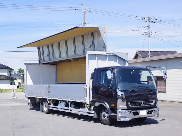三菱 ファイター 中型/増トン ウイング エアサス ベッドの中古トラック画像6