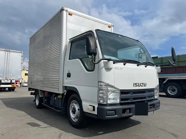 いすゞ エルフ 小型 アルミバン BKG-NHR85AN H23の中古トラック画像1
