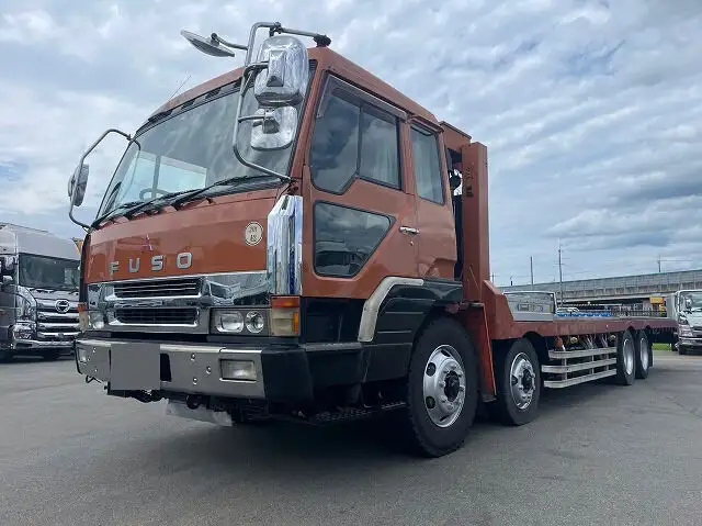 三菱 ザ・グレート 大型 車両重機運搬 ウインチ ベッドの中古トラック画像1