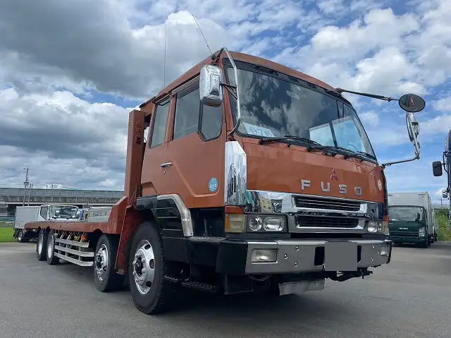 三菱 ザ・グレート 大型 車両重機運搬 ウインチ ベッドの中古トラック画像2