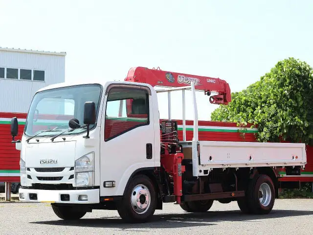 いすゞ エルフ 小型 クレーン付 3段 ラジコンの中古トラック画像1
