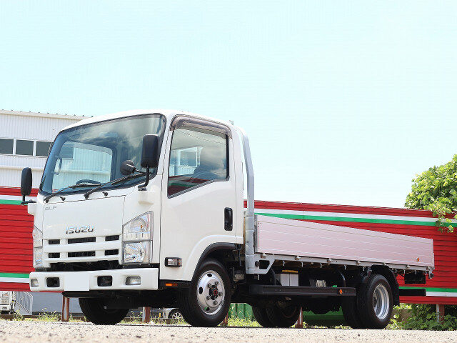 いすゞ エルフ 小型 平ボディ 標準ロング TKG-NLS85AR