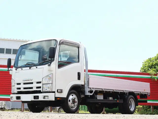 いすゞ エルフ 小型 平ボディ アルミブロック TKG-NLS85ARの中古トラック画像1