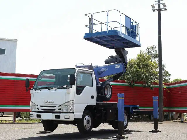 いすゞ エルフ 小型 高所・建柱車 高所作業車 BKG-NKR85ANの中古トラック画像3