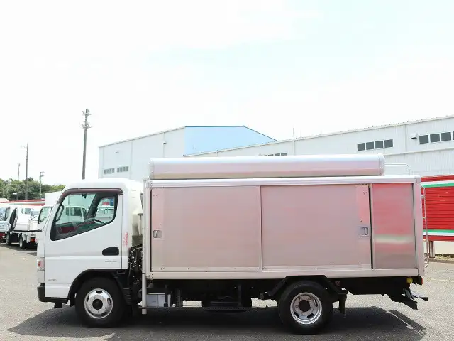三菱 キャンター 小型 アルミバン ボトルカー サイドドアの中古トラック画像5