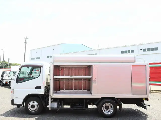 三菱 キャンター 小型 アルミバン ボトルカー サイドドアの中古トラック画像6