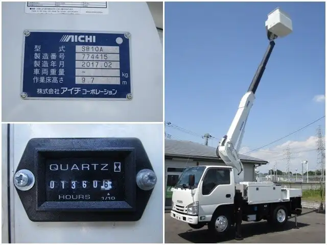 いすゞ エルフ 小型 高所・建柱車 高所作業車 TPG-NKR85ANの中古トラック画像10