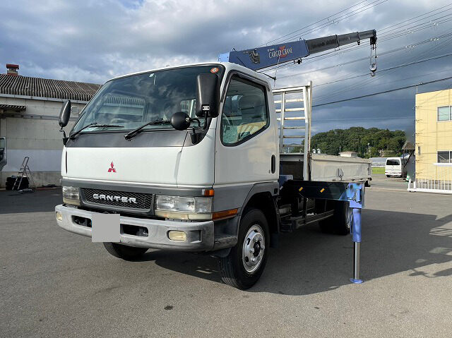 三菱 キャンター 小型 クレーン付 ワイドロング KK-FE63EEY