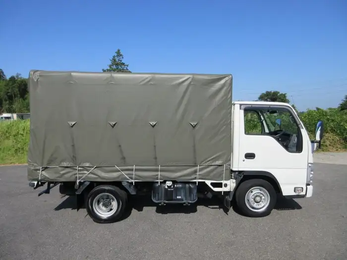 いすゞ エルフ 小型 平ボディ 幌 TRG-NJR85Aの中古トラック画像2