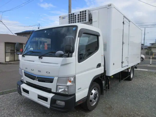 三菱 キャンター 小型 冷凍冷蔵 中温 床アルミの中古トラック画像1