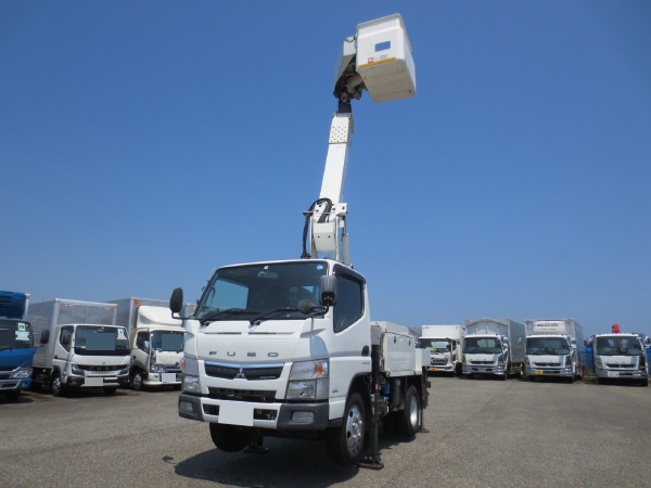 三菱 キャンター 小型 高所・建柱車 高所作業車