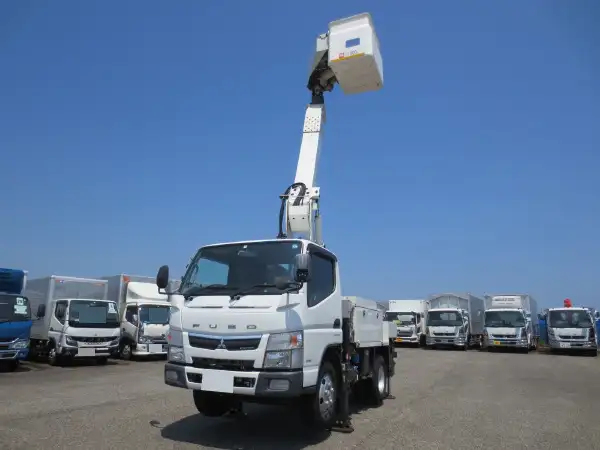 三菱 キャンター 小型 高所・建柱車 高所作業車 電工仕様 の中古トラック【車両No.150918】