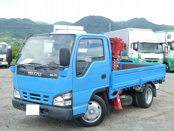 いすゞ エルフ 小型 クレーン付 10尺 PB-NKR81A