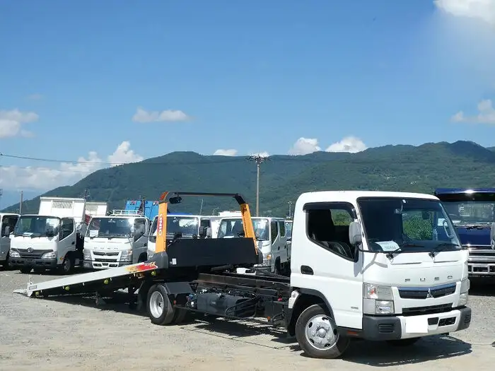 三菱 キャンター 小型 車両重機運搬 ラジコン ウインチの中古トラック画像7