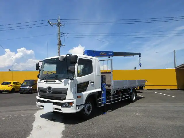 日野 レンジャー 中型/増トン クレーン付 アルミブロック 4段の中古トラック画像1