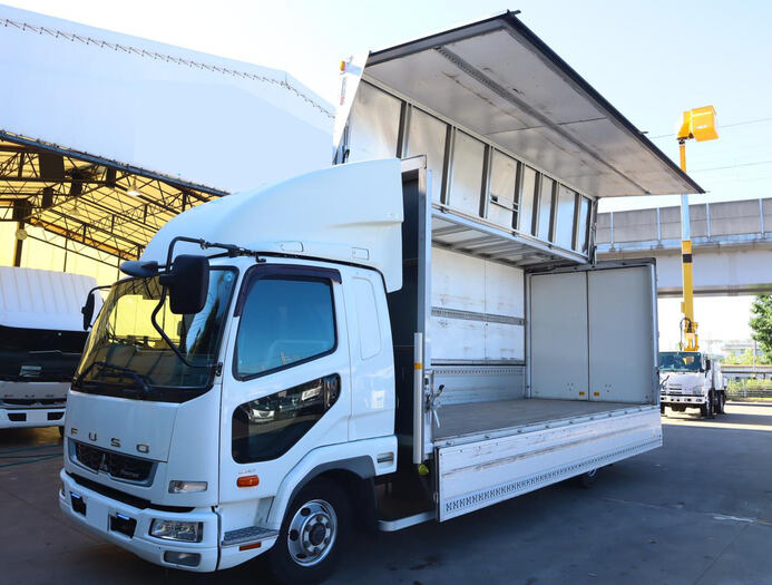 三菱 ファイター 中型/増トン ウイング ワイド 2KG-FK61F