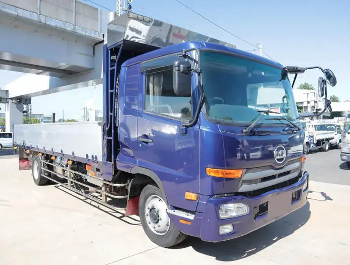 日産UD コンドル 中型/増トン 平ボディ アルミブロック エアサスの中古トラック画像2