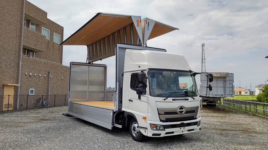 日野 レンジャー 中型/増トン ウイング パワーゲート エアサスの中古トラック画像5