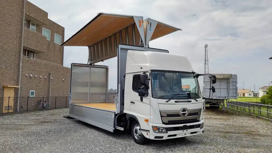日野 レンジャー 中型/増トン ウイング パワーゲート エアサスの中古トラック画像5