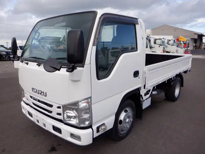 いすゞ エルフ 小型 平ボディ 床鉄板 TRG-NJR85Aの中古トラック画像1