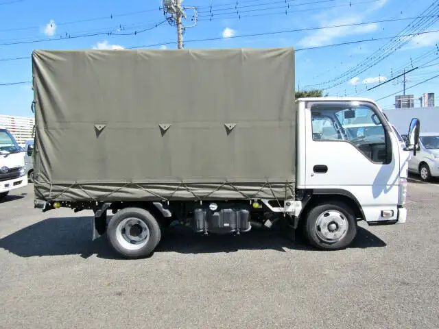 いすゞ エルフ 小型 平ボディ 幌 TRG-NJR85Aの中古トラック画像2