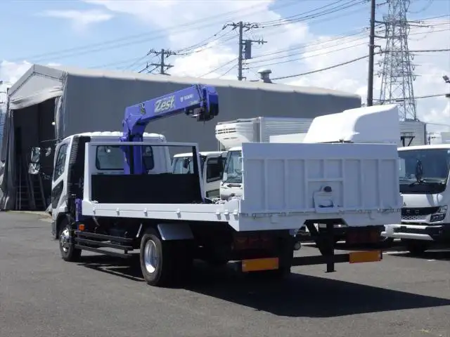 三菱 ファイター 中型/増トン 車両重機運搬 3段クレーン ラジコンの中古トラック画像4