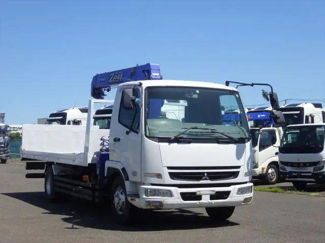 三菱 ファイター 中型/増トン 車両重機運搬 3段クレーン ラジコンの中古トラック画像2