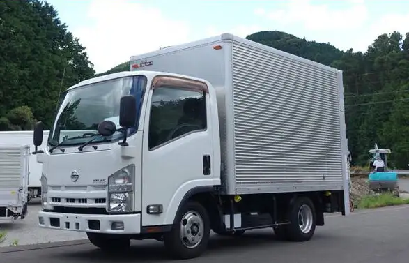 日産 アトラス 小型 アルミバン パワーゲート SKG-ALR85ANの中古トラック画像1