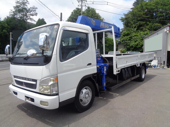 三菱 キャンター 小型 クレーン付 超ロング PA-FE83DJZ
