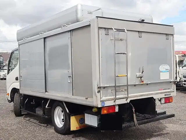 日野 デュトロ 小型 アルミバン ボトルカー サイドドアの中古トラック画像5