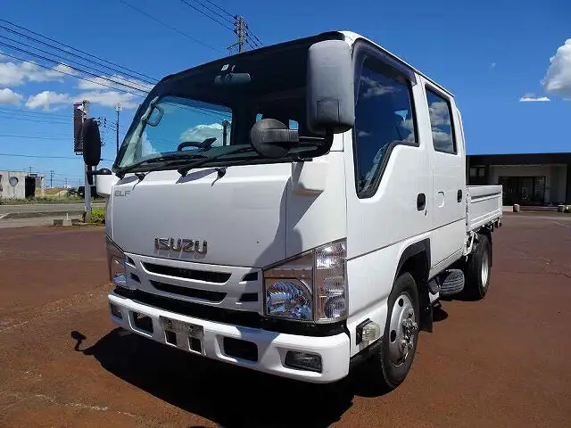 いすゞ エルフ 小型 平ボディ Wキャブ TRG-NJS85Aの中古トラック画像1