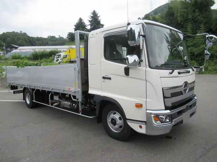 日野 レンジャー 中型/増トン 平ボディ アルミブロック エアサスの中古トラック画像1